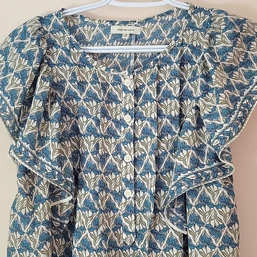 Max Studio Patterned Blouse - Picture 3 of 5
